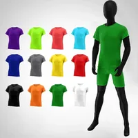 Kids Quick Dry Short Sleeve GYM Fitness Tops Tee Children Girl Boy Sport Running Football Skiing Exercise Basketball T Shirt 86 1