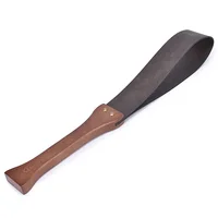 Handwork Make Wooden Handle Genuine Leather COW LEATHER Whip 1