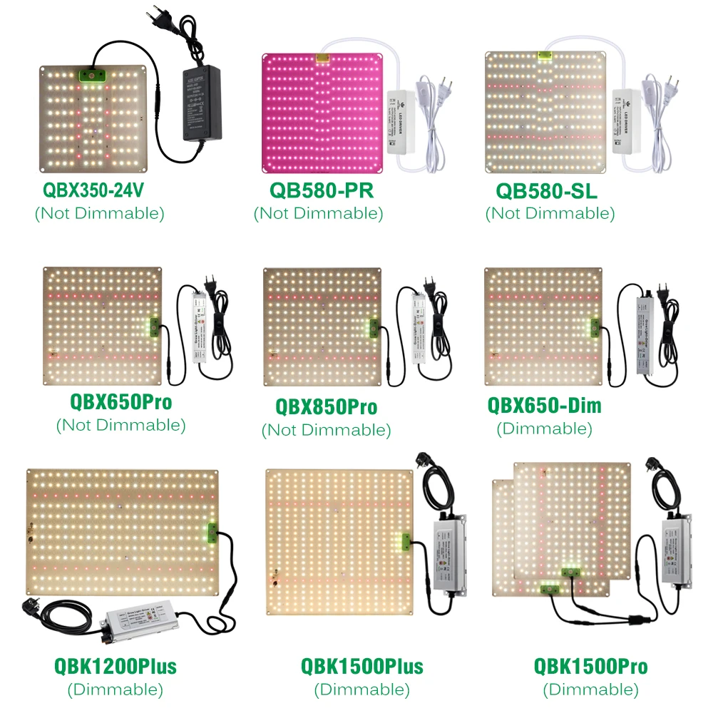 LED Grow Light Full Spectrum High PPFD Sunlike Quantum Grow Lamp LM281B for Indoor Plant Growth Lighting