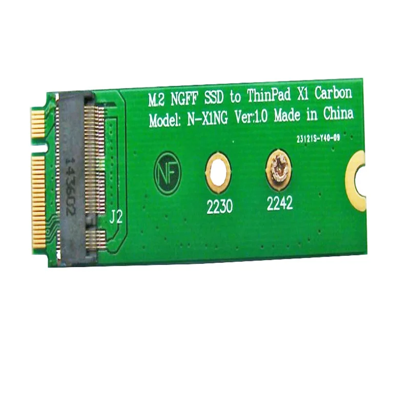 Sata M.2 Ngff Ssd A 2013 Versione Thinkpad X1 Adattatore In Carbonio