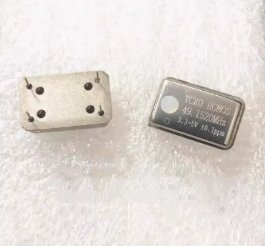 5pcs TCXO DIP 49.152M 49.152MHZ HCMOS 0.1ppm Rectangular high-precision temperature-compensated crystal oscillator