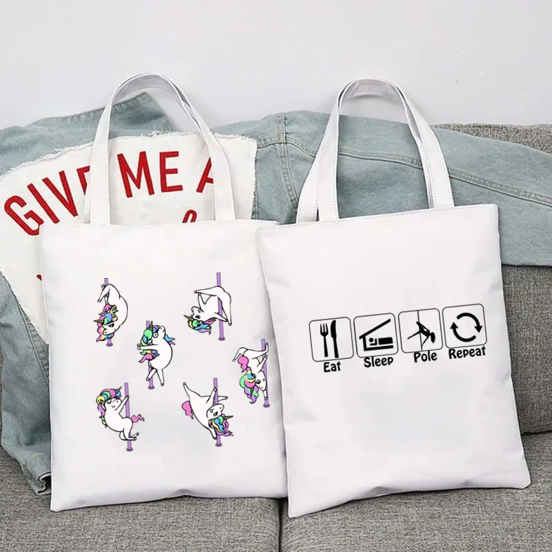 Tote Bag Funny Pole Dance Kawaii
