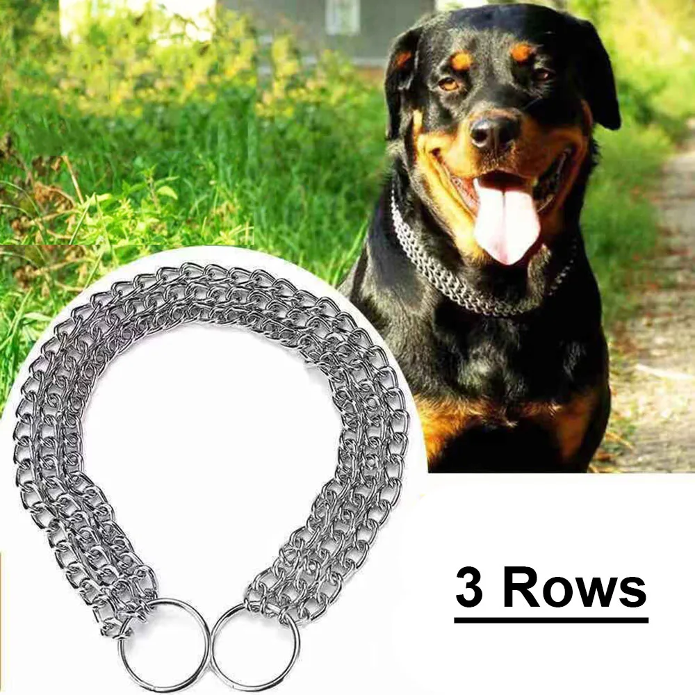 Collare A Catena Per Cani In Acciaio Inox - Antimasticazione, Regolabile, Per Taglie Piccole E Medie - Foto 6