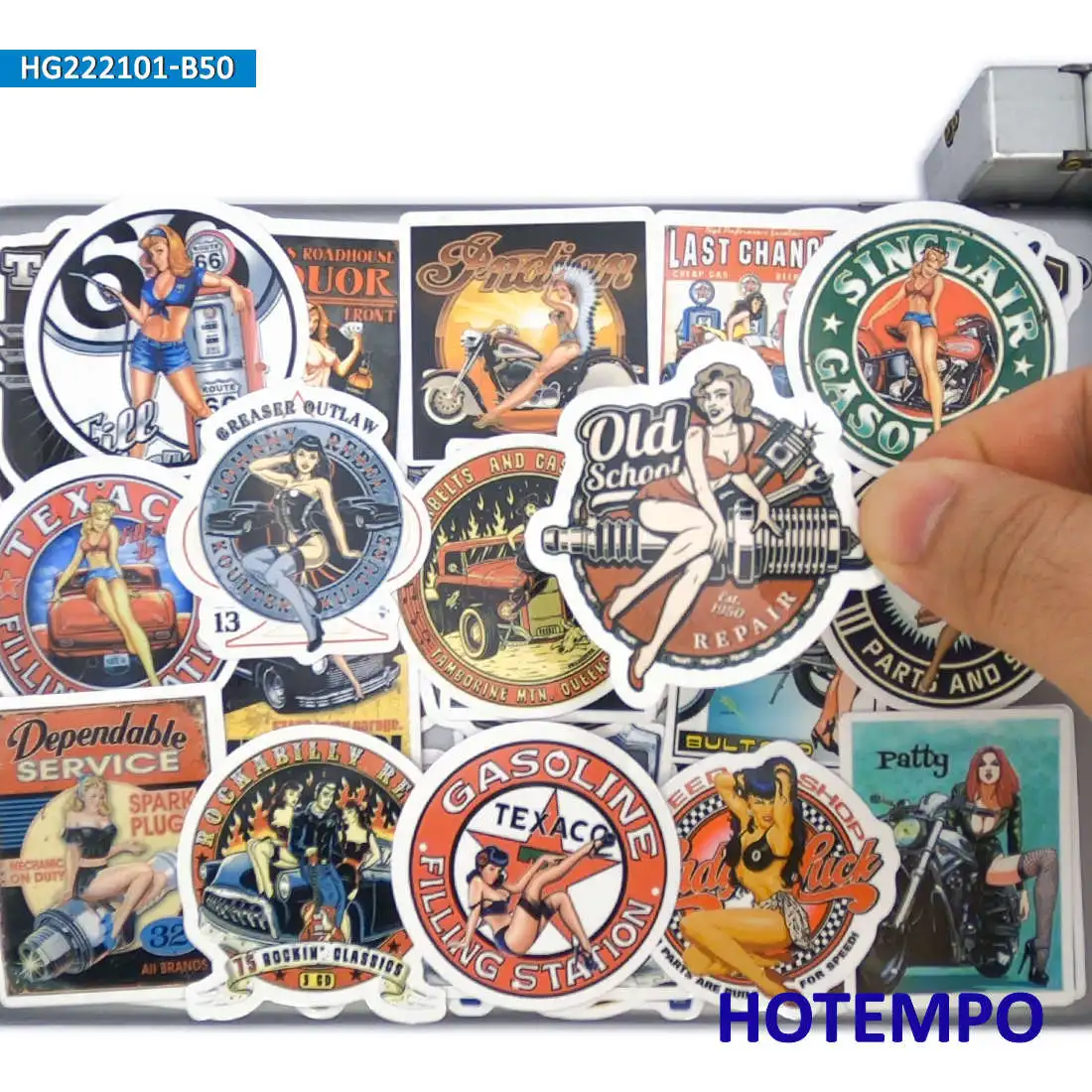 

50 шт., мотоциклист, дорожное путешествие, сексуальная счастливая девушка, ретро постер, забавное граффити, телефон, ноутбук, наклейки для ноутбуков, автомобильная наклейка