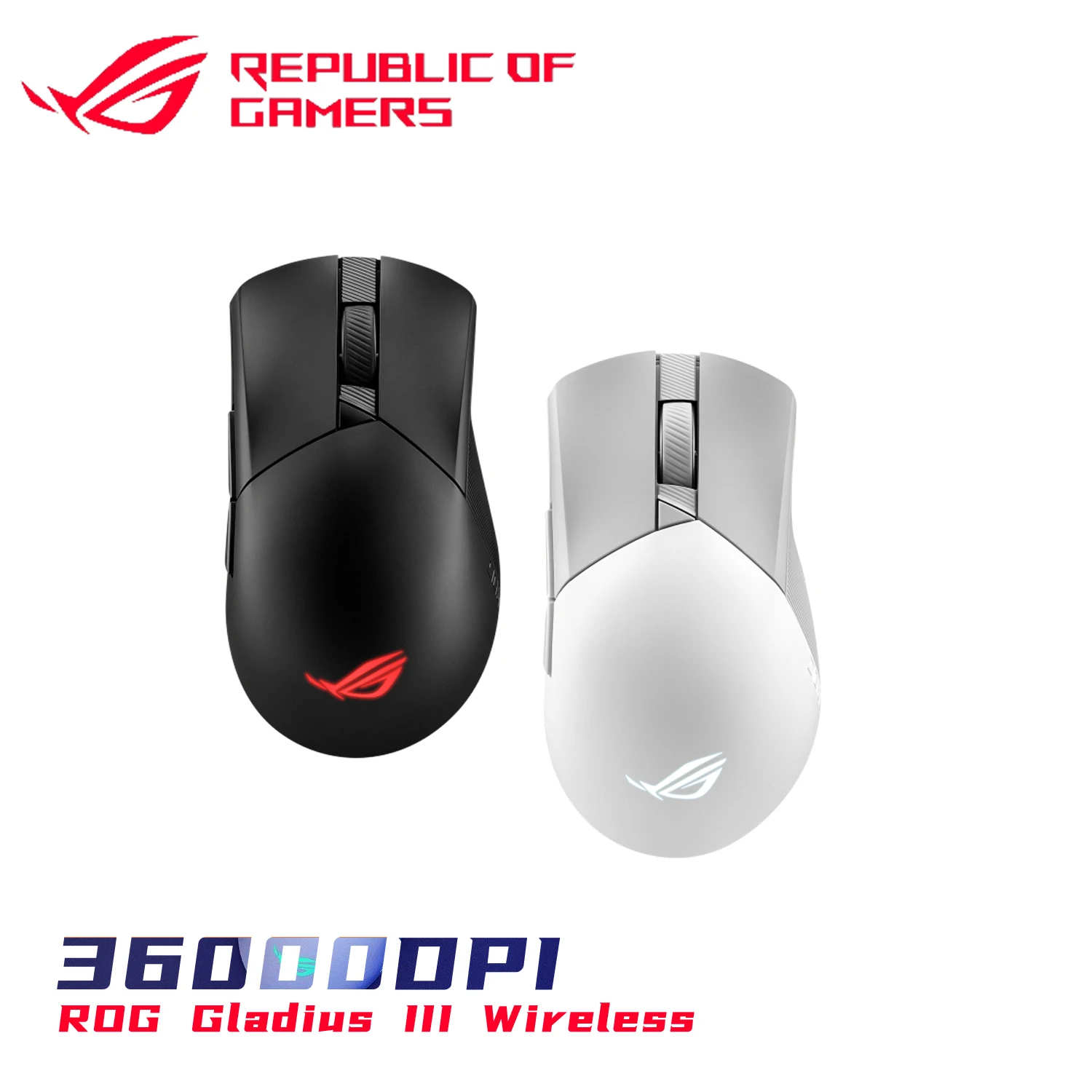 

Original Asus ROG Gladius III Wireless AimPoint Gaming Mouse Tri-Mode Connectivity 36000DPI Optical Sensor Programmable high-end