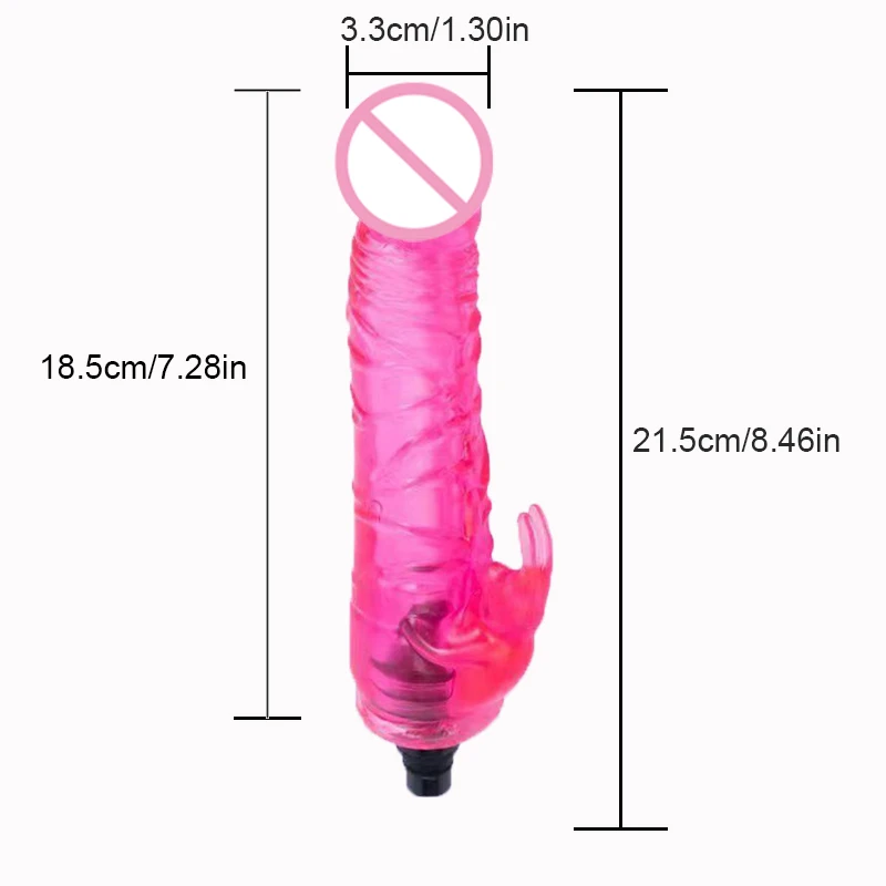 Fun accessories for hot fascia gun Massage head retrofit replacement head dildo G-spot vibration clitoral stimulation