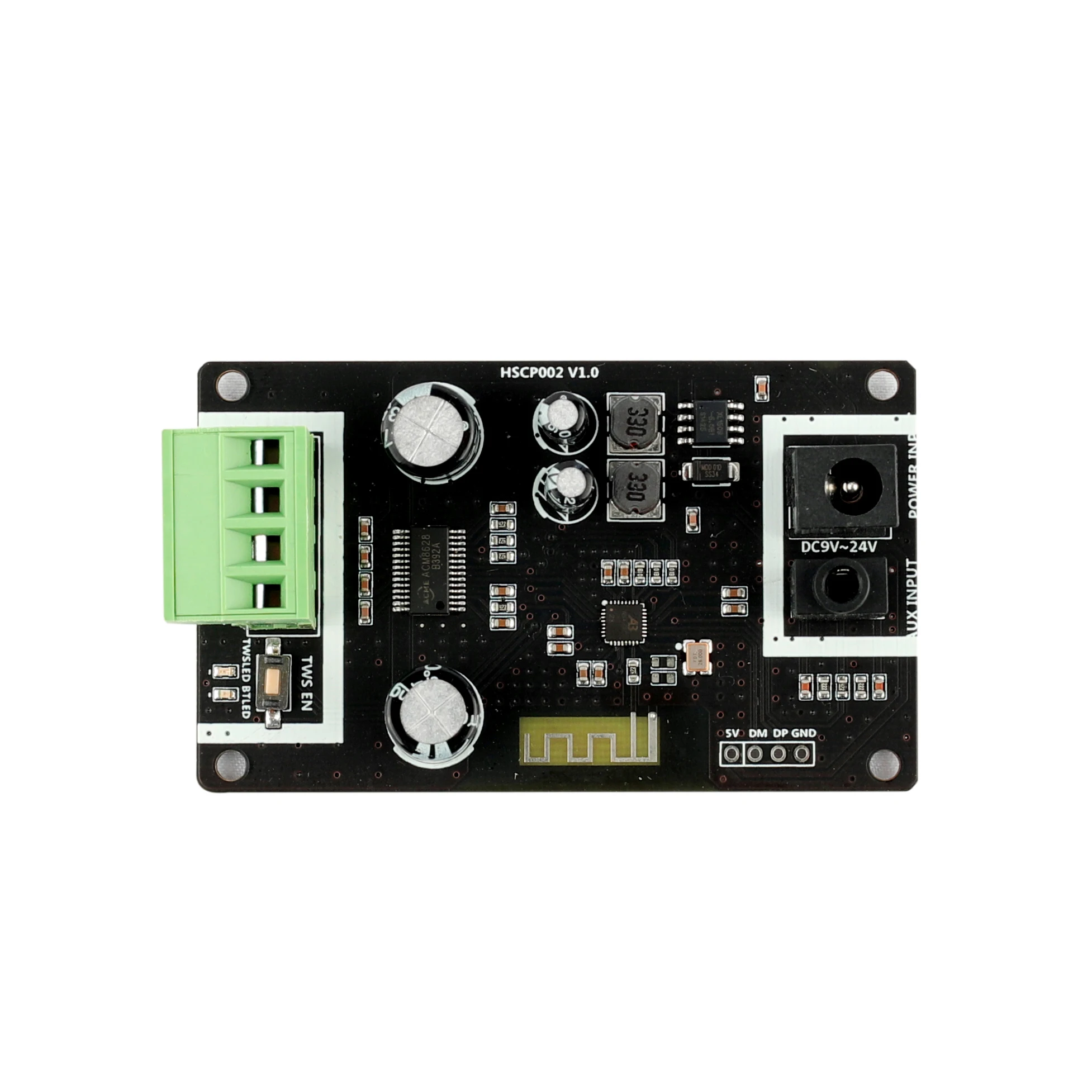 Placa Audio do Amplificador de Potência do Bluetooth Canais para o Orador do Teto Música do Fundo 2.0*40w Dd240 - Image 3
