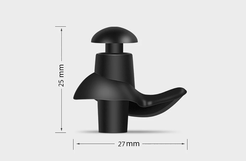 Sommer Schwimmen Ohrstöpsel/Nasen Clip Set Silikon Wasserdicht Schlaf Anti-lärm Ohrstöpsel Tauchen Outdoor Wasser Sport Zubehör – Detail 5