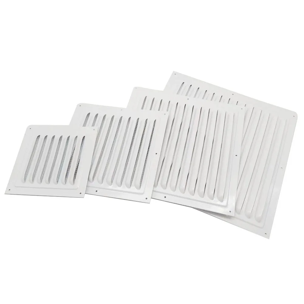 Aluminum Alloy Air Ventilation Cover Louver Ducting Ceiling Ventilation Grill Cover Heating Cooling Ventilator Mesh air vent cover