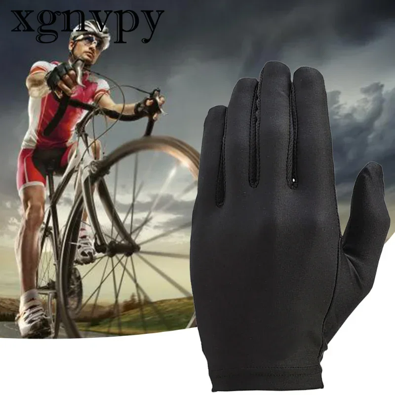 xgnvpy Black Inner Liner Thin Gloves for Driving Cycling Bike Motorcycle Sports 1 Pair 5