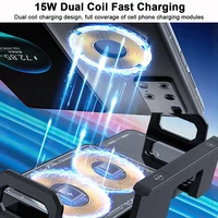 Car Wireless Charger for Samsung Galaxy Z Fold 6/5/4 Flip 4/3 S24 S23 Wireless Car Charger Dual Coil Fast Charging Car Air Vents - Image 3