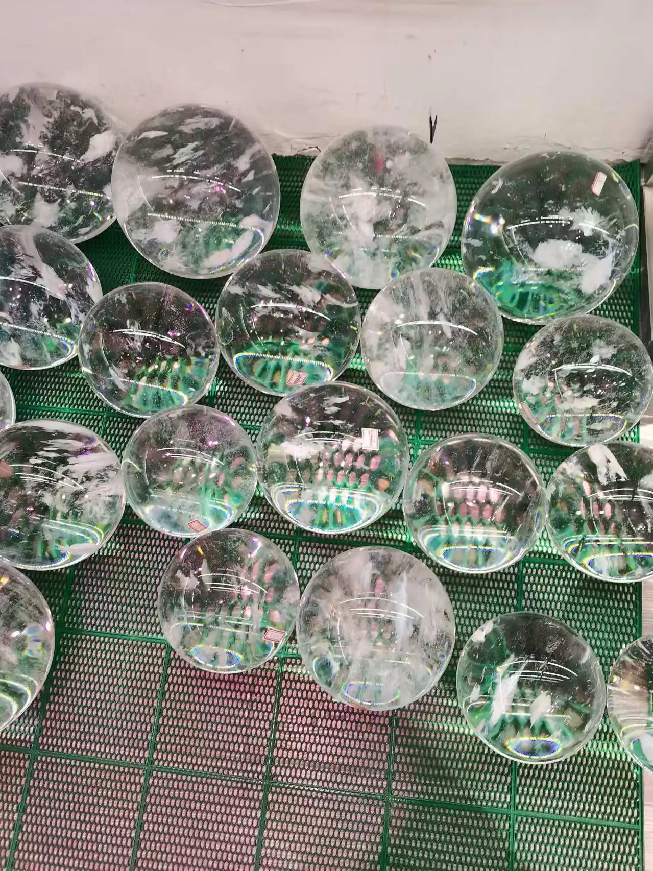 60-200MM Natural white ， Pink，yellow Quartz Ball Smelting Sphere Healing Crystal Balls For Meditation divination Home  Decoratio 5