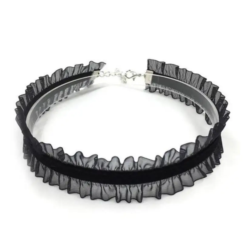 Korean Fashion Velvet Choker For Women Vintage Sexy Lace Necklace With Pendants Gothic Girl Neck Jewelry Accessories