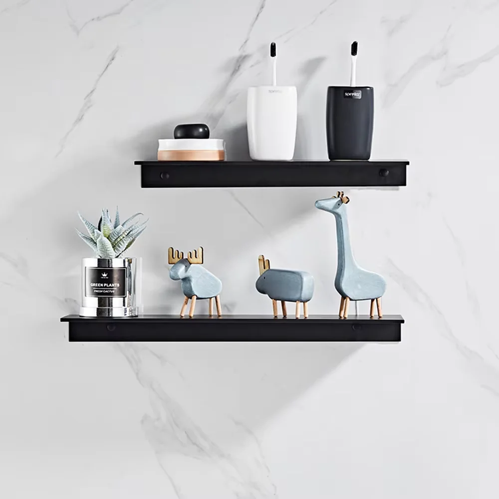 Bathroom Shelf Makeup Storage Organizer Aluminum Alloy Shampoo Rack Shower Shelf Bathroom Accessories No Drill Wall storage rack bathroom shelf shower shelf bathroom storage shelf storage shelf bathroom accessories shower rack bathroom corner shelf shampoo rack floating shelves