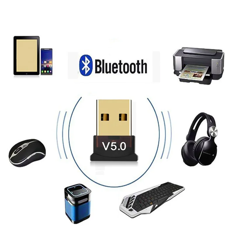 Car Bluetooth 5.0 Receiver USB Wireless Bluetooth Adapter Transmitter Bluetooth Audio Receiver Auto Electronics Accessories