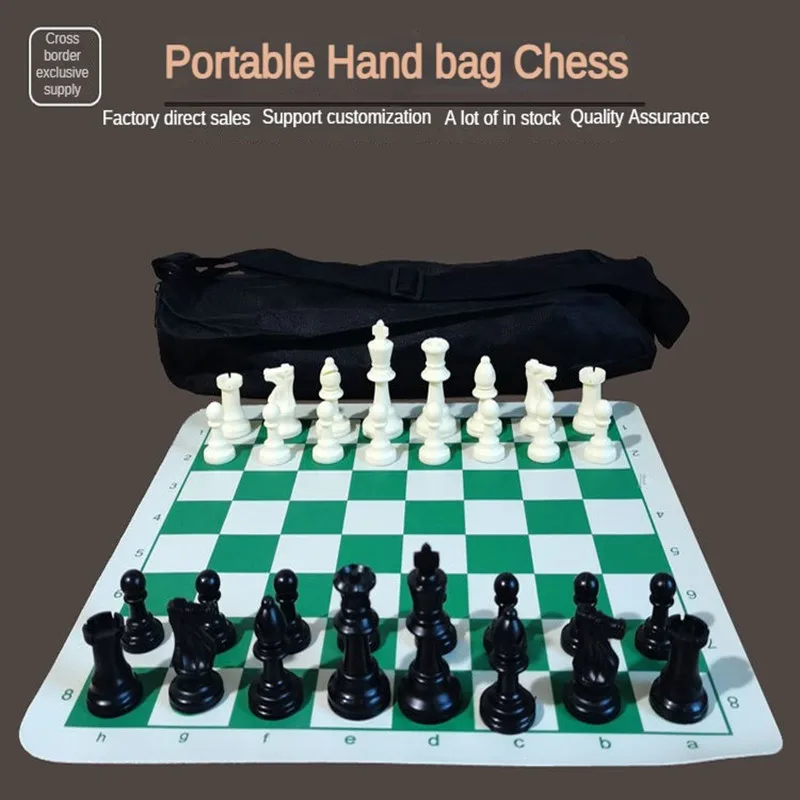 66/75/97mm Chess Pieces Children Adult Chess Intellectual Toys Resin Foldable PVC Board Character Championship Game Toys