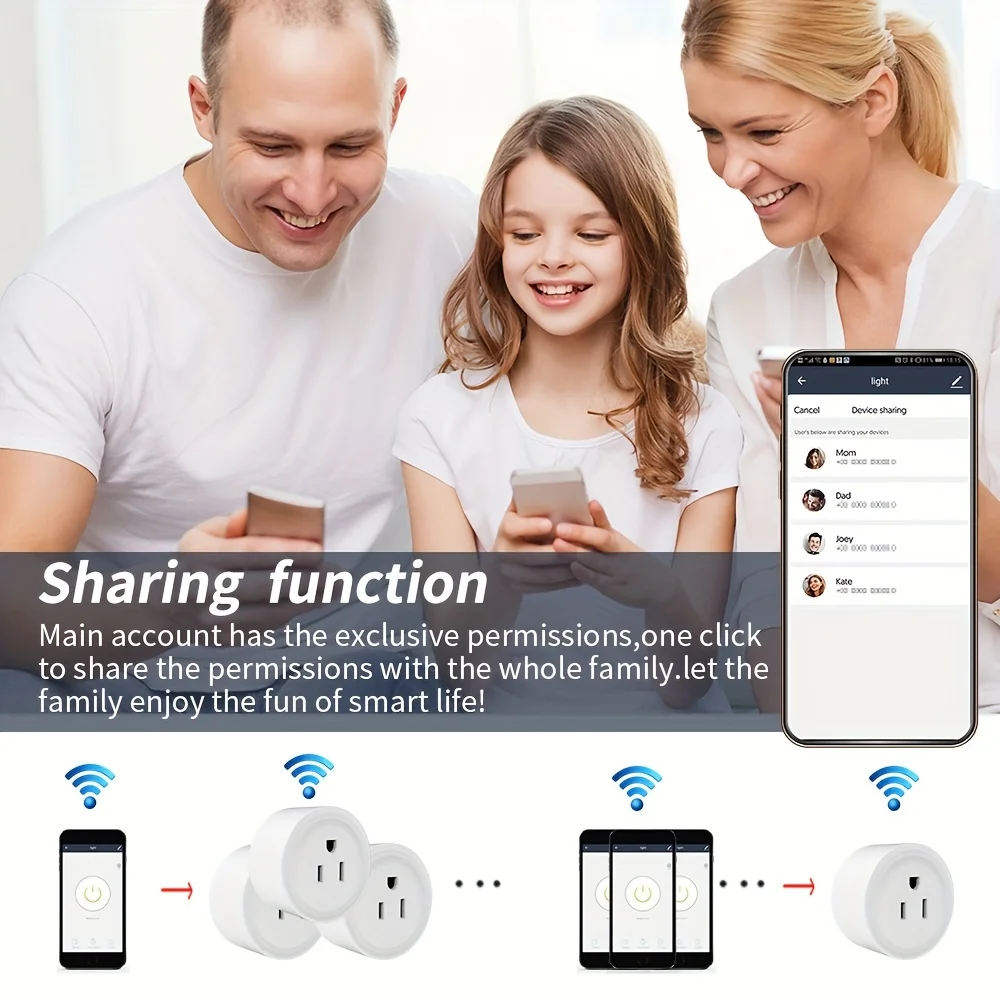 Smart Plug 10A WiFi US Outlet Socket 100-240V Timer Alexa Google Assistant CozyLife APP/Voice Control Group For for Home Auto BEST SELLERS