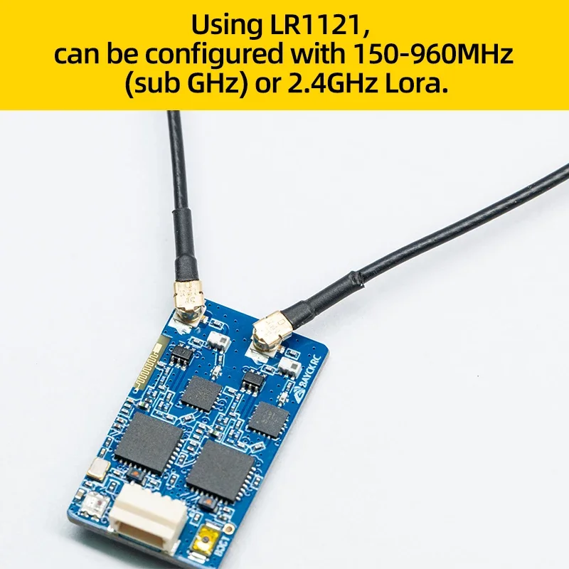 Récepteur ELRS BAYCK RC Gemini 900/2400 Dual Band pour Drone FPV