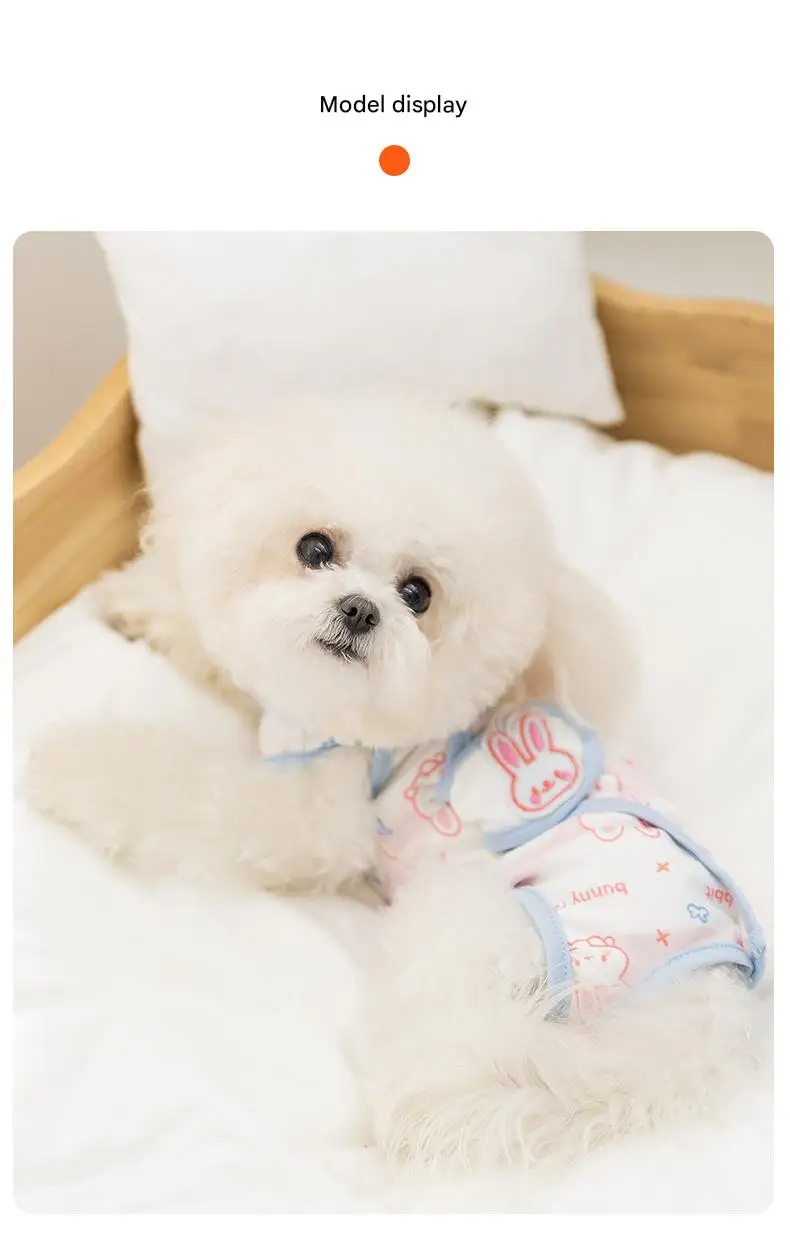 Description Picture 6 of itemCat Weaning Clothes Cute Sterilization Suit Protect Belly Clothing For Dogs Cats Anti-lick Recovery Clothing Pet Care Clothes
