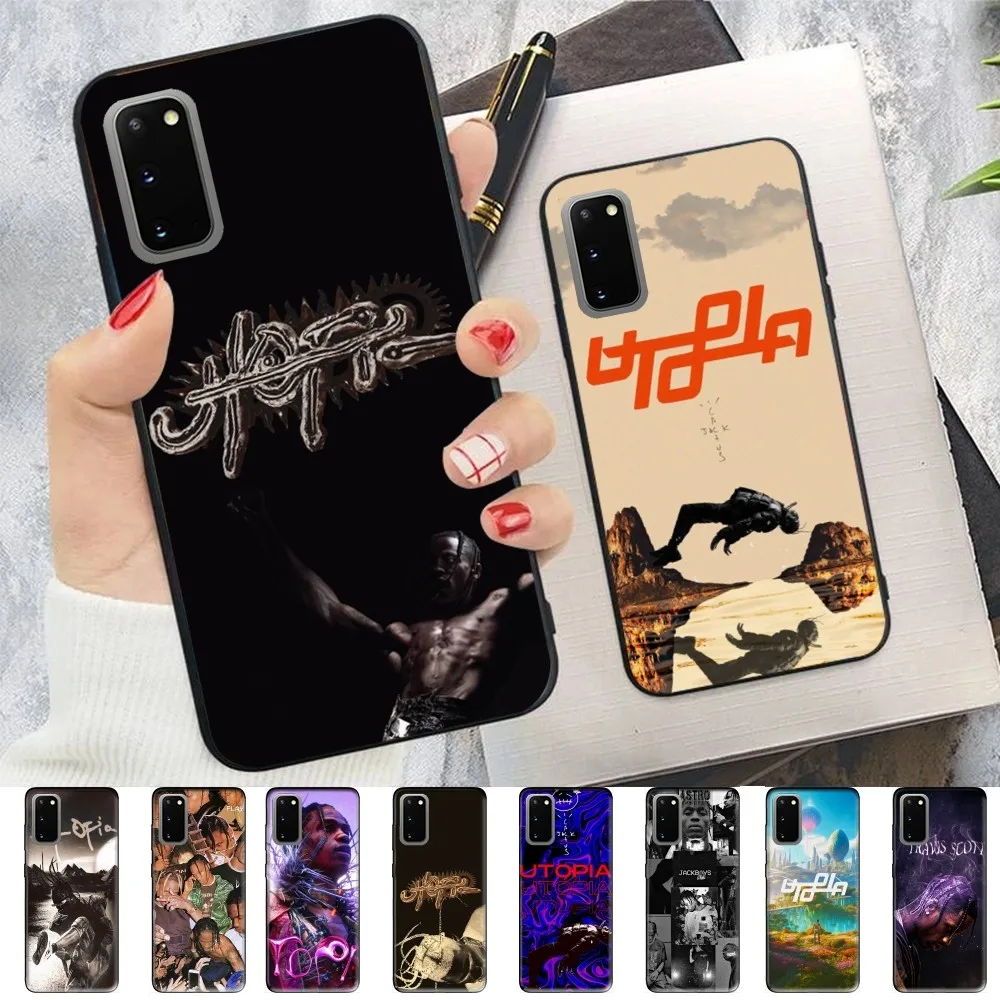 T-Travis S-Scott U-Utopia Custodia Per Telefono Per Samsung S 9 10 20 21 22 23 30 23Plus Lite Ultra Fe S10Lite Fundas