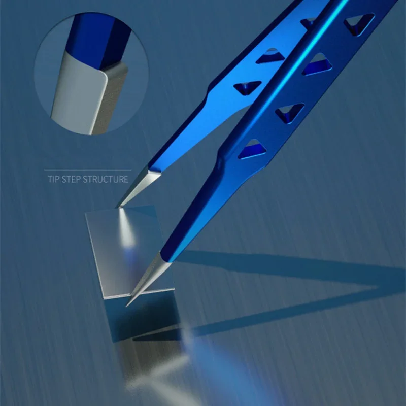 Phone repair tweezers MECHANIC Aac-14 Stainless Steel Tweezers Phone Repair High Precision 8 Hole Heat Dissipation Flying Wire Spot Welding Clip