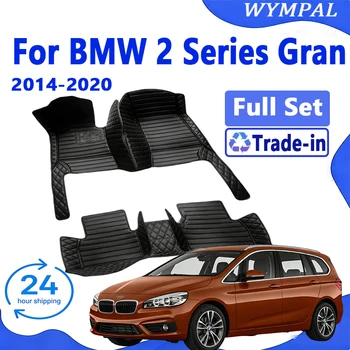 Tappetini auto per BMW serie 2 Gran Tourer 216i 218i 220i 225i 225xe 216d 218d 220d 2014 2015 2016 2017 2018 2019 2020 interni