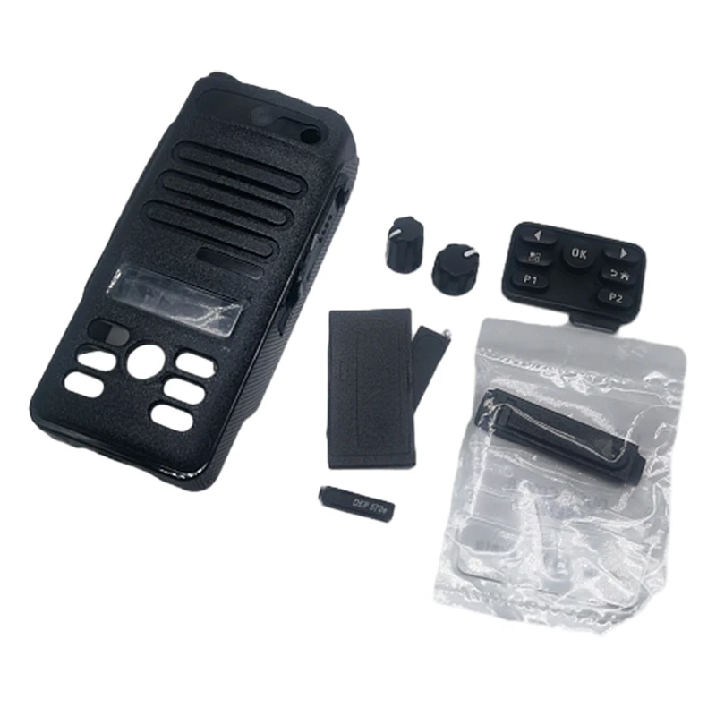 Dropship WalkieTalkie Repair Replacement Front Housing Case Cover Set for DEP570e DP2600e