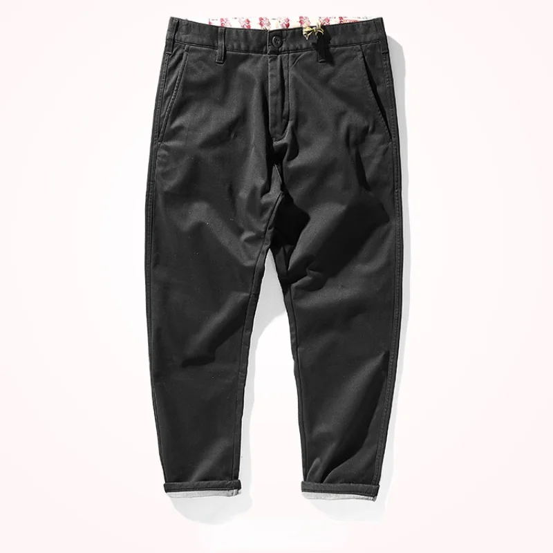 

pants Winter Plush men's warm comfortable elastic pants thickened casual pants