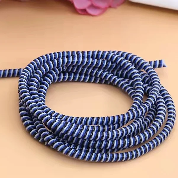 Spiral TPU USB Charging Cable Protector and Winder Sleeve