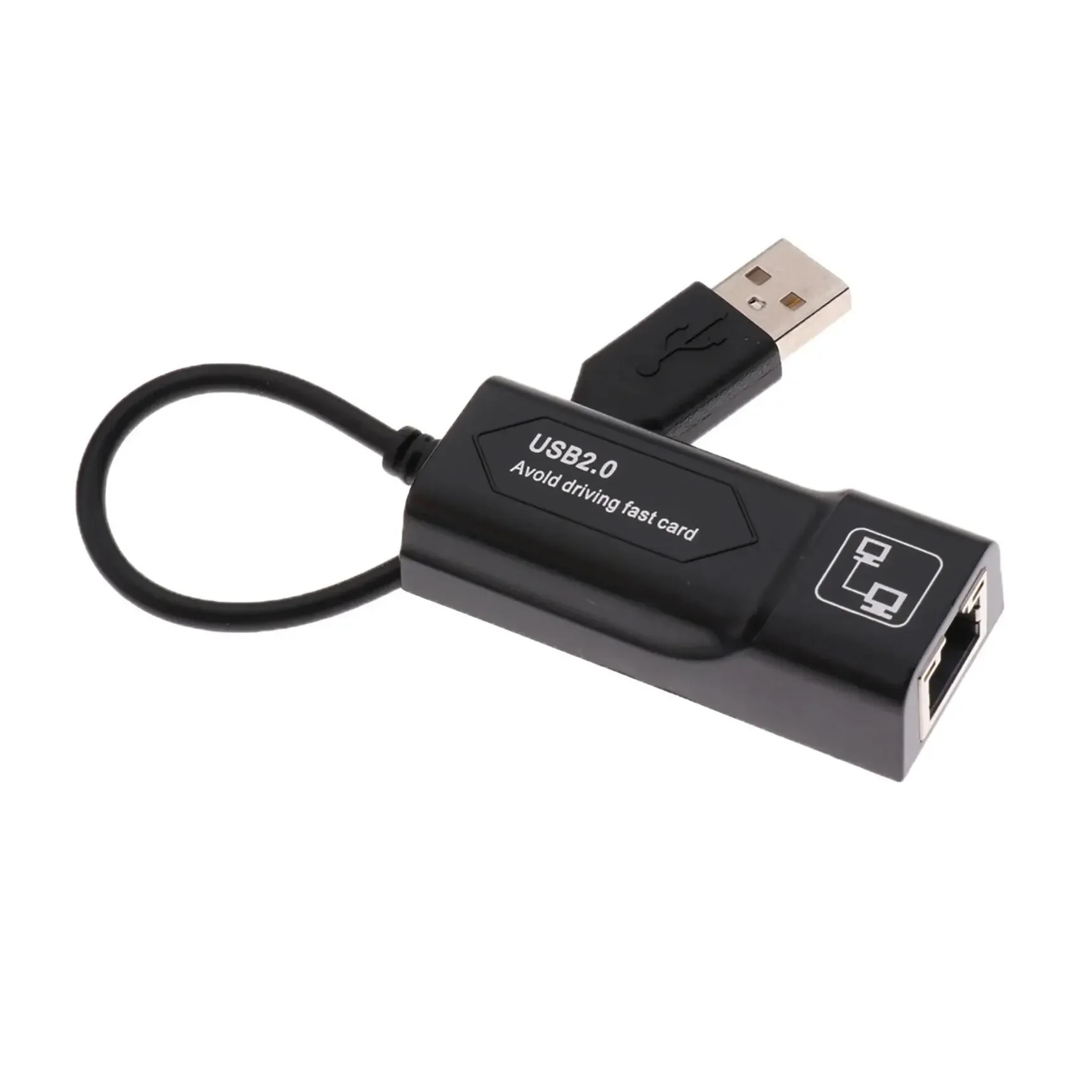 Wired USB Ethernet Adapter - 100Mbps Plug & Play Network Card