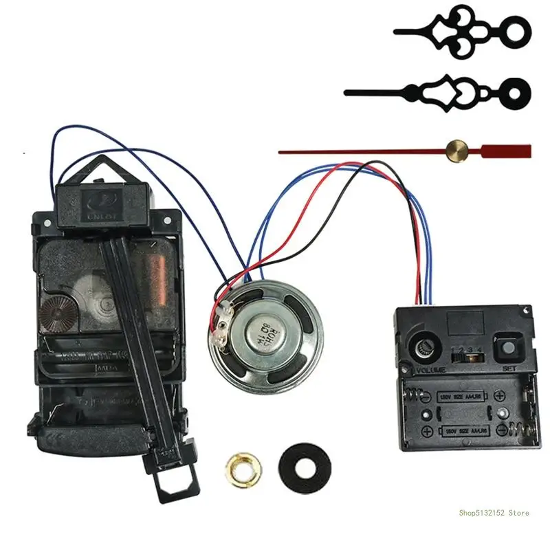 QX2E Wall Pendulum Clock Movement Mechanism Music Box DIY Repair