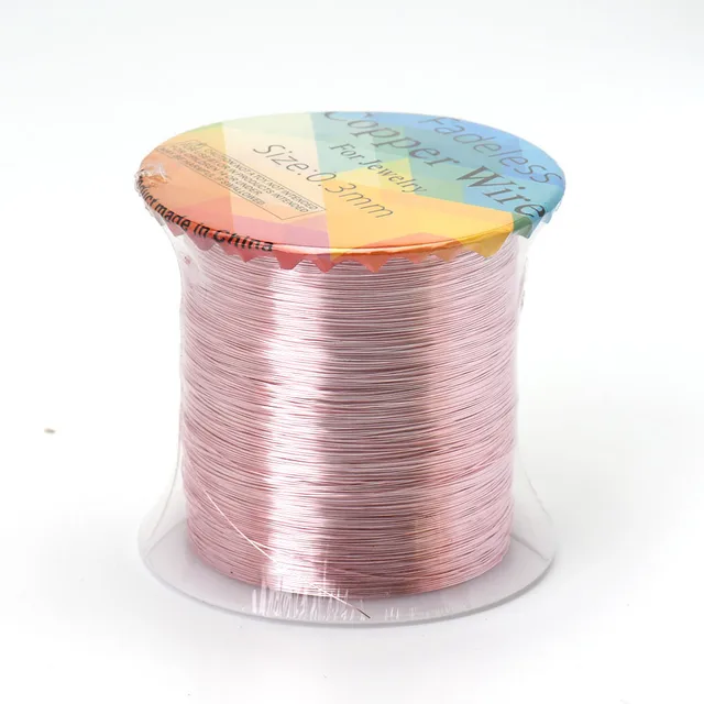 Solid Colorfast Copper Wire Tarnish-Resistant Beading Wire DIY Craft Jewelry Making Accessories 18 to 32 Gauge ( 32Ga/1969 ft ) 4
