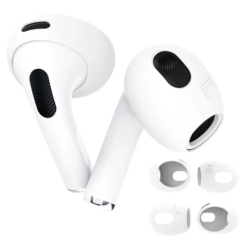 Funda de silicona para Apple AirPods 3, 1 par, funda de auricular blando,  antideslizante, accesorio de repuesto