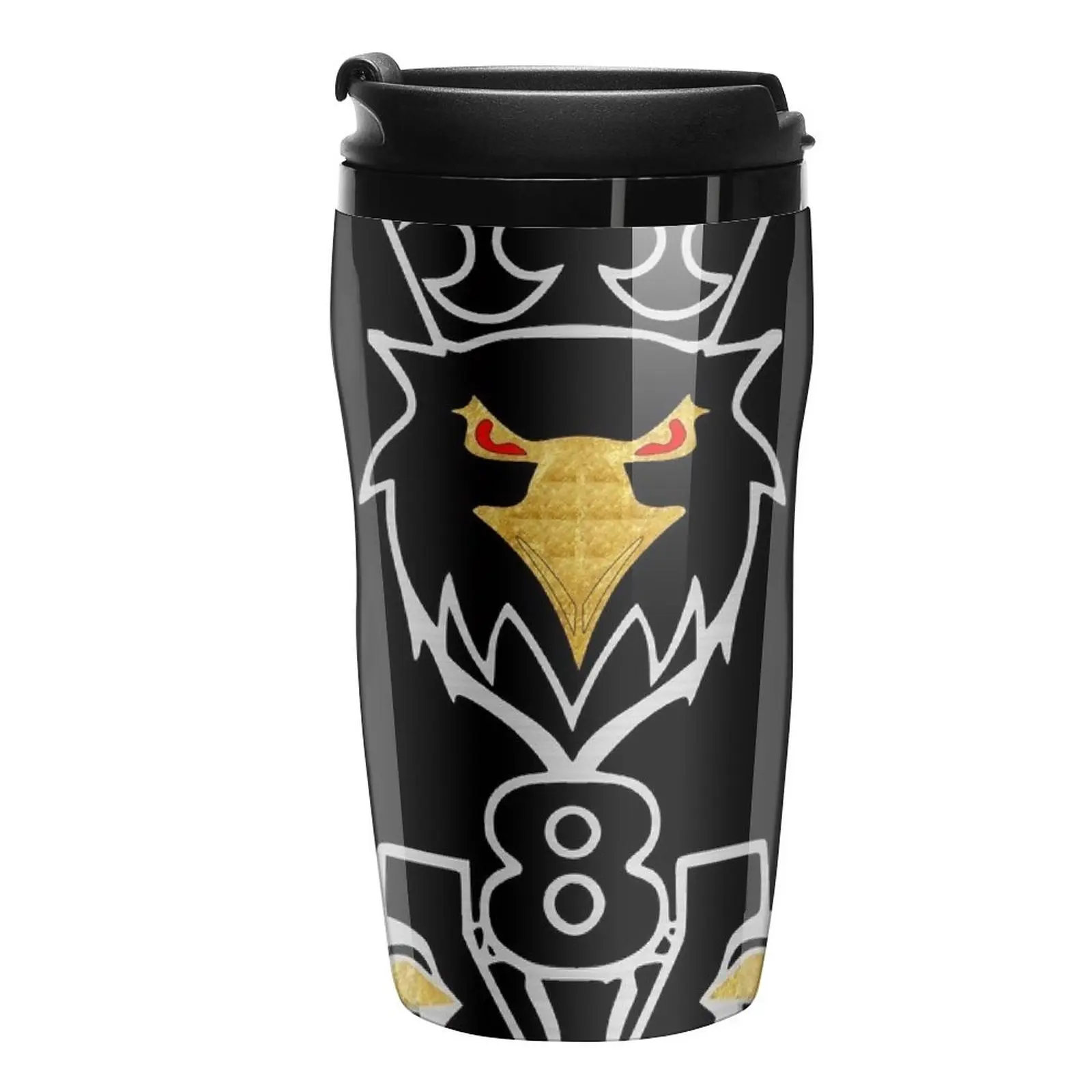 

New V8 Griffin King of the road Brushed Slver Travel Coffee Mug Mug Coffee Cup Coffee Glass Cup