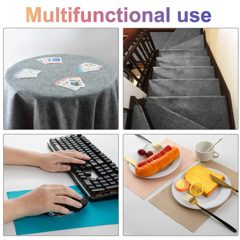 0,5/1 Yard Filzstoff, mit einer Dicke von 1,4 Millimeter, weicher und langlebiger handgefertigter DIY-Filzstoff, Filzplatte – Detail 10