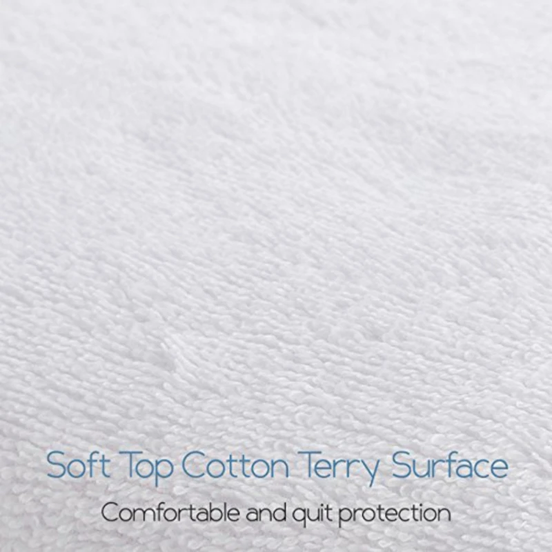 Description Picture 6 of item2PC White Pillow Cover Waterproof Pillow Protector Anti Mites Bed Bug Proof Zipper Pillow Cover Allergy Pilow Case 50X70CM