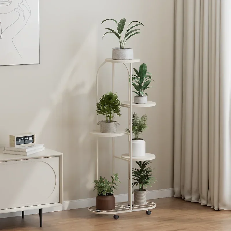 Simple Modern Stand for Flowers Interior Decor Plant Shelves Floor Multi-storey Flower Rack for Living Room Plants plant stand wooden flower shelf
