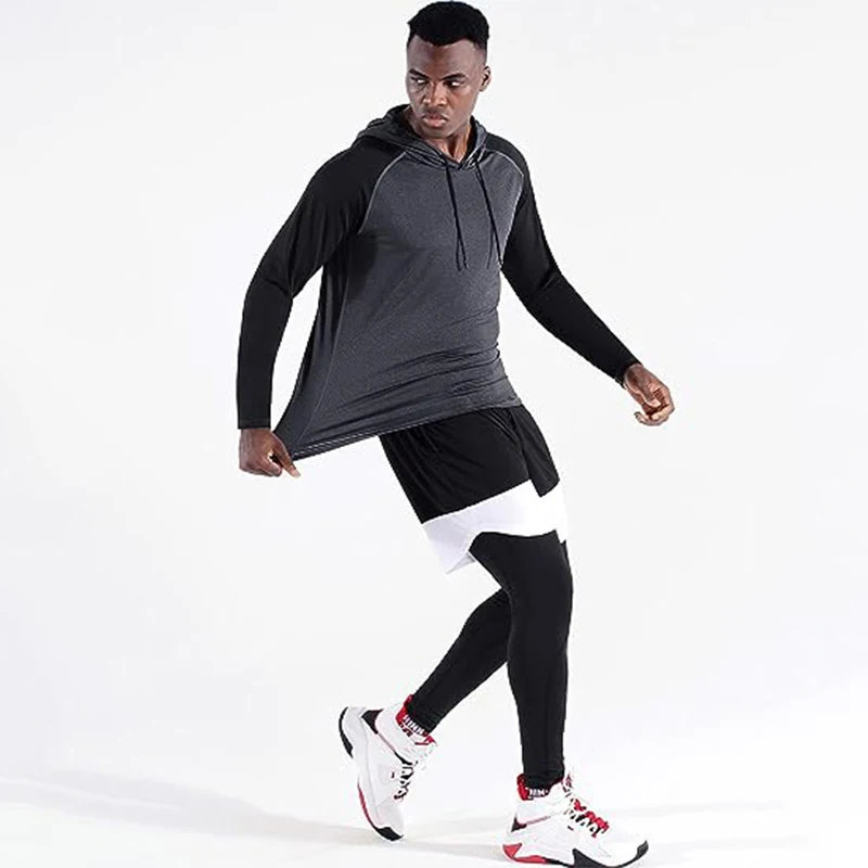 Bodybuilding Muscle Hoodie Men Sportswear Training Jacket Gym Fitness Workout Pullover Athletic Tracksuirt Running Hoodie Men sports jacket