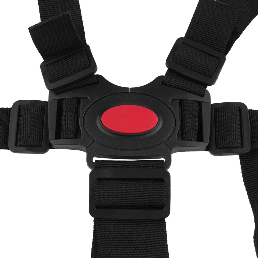 Five-point safety belt, universal safety belt for car seat, children's 5-point high chair belt