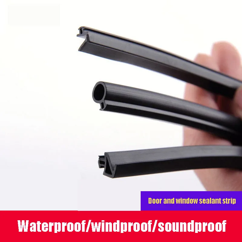 5/10MM Plastic Steel Door And Window Sealing Energy-saving Strip Wind Proof Waterproof And Soundproof EPDM Rubber Strip