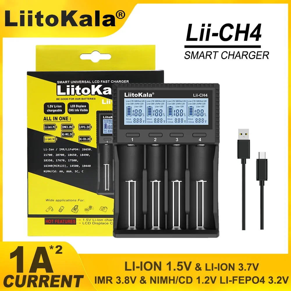 LiitoKala Battery Charger Adapter