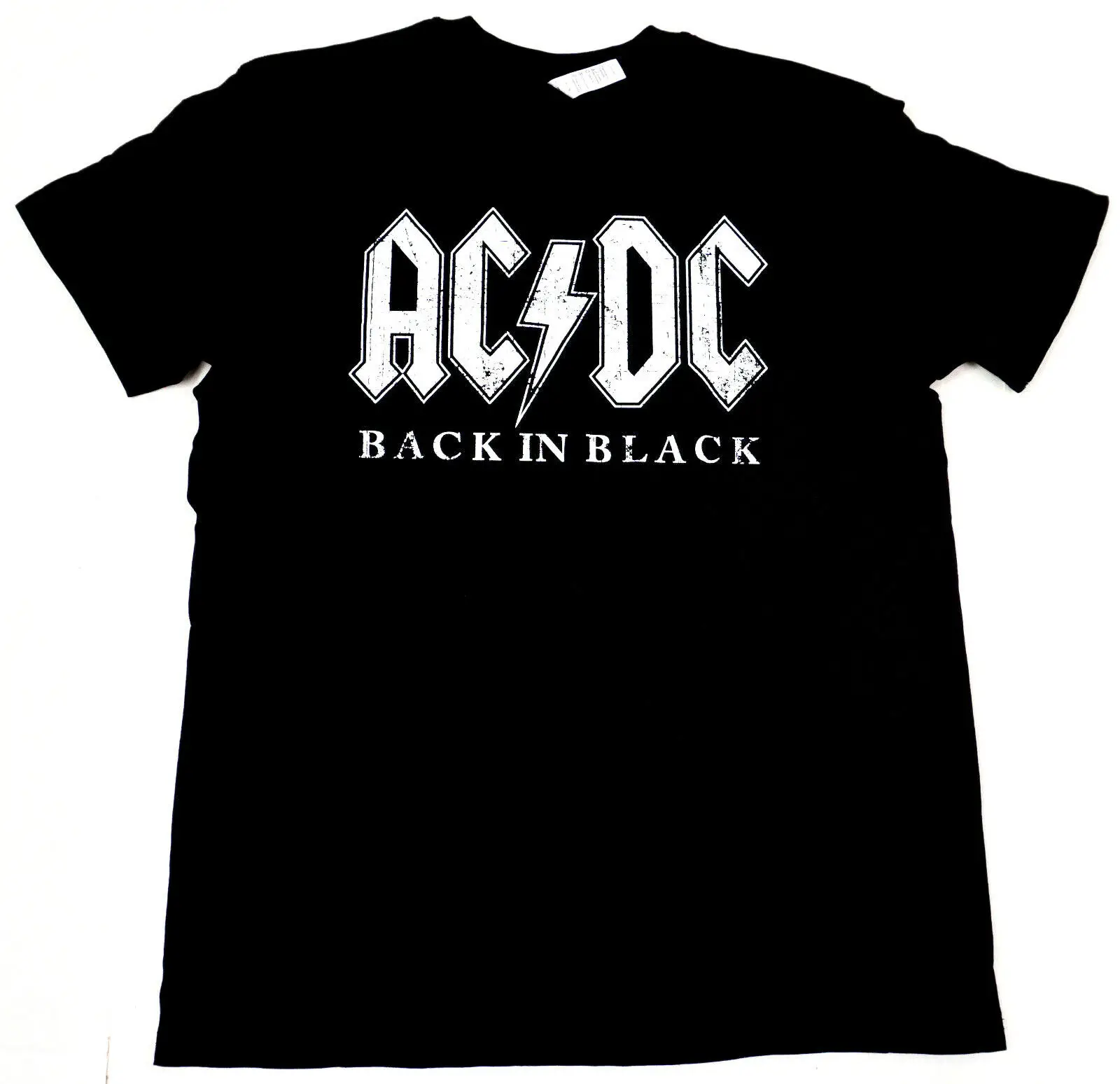 Ac Dc Back In Black T Shirt Ac Dc Classic Hard Rock Band Tee Adult Men ...