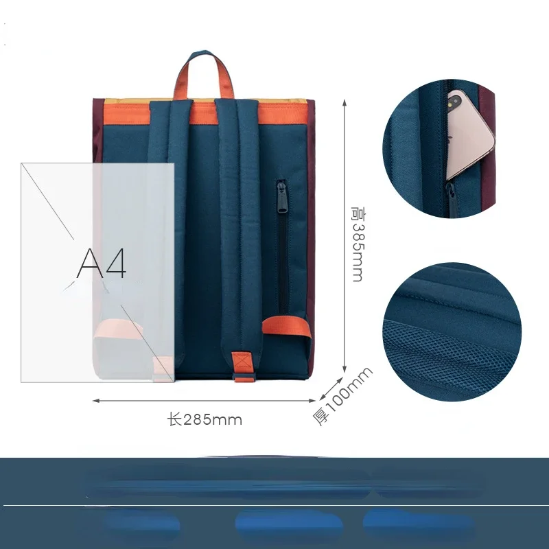 UBOT Vintage 15 inch Laptop Backpack Women Canvas Bags  canvas Travel Leisure Backpacks Casual Bag School Bags For Teenagers