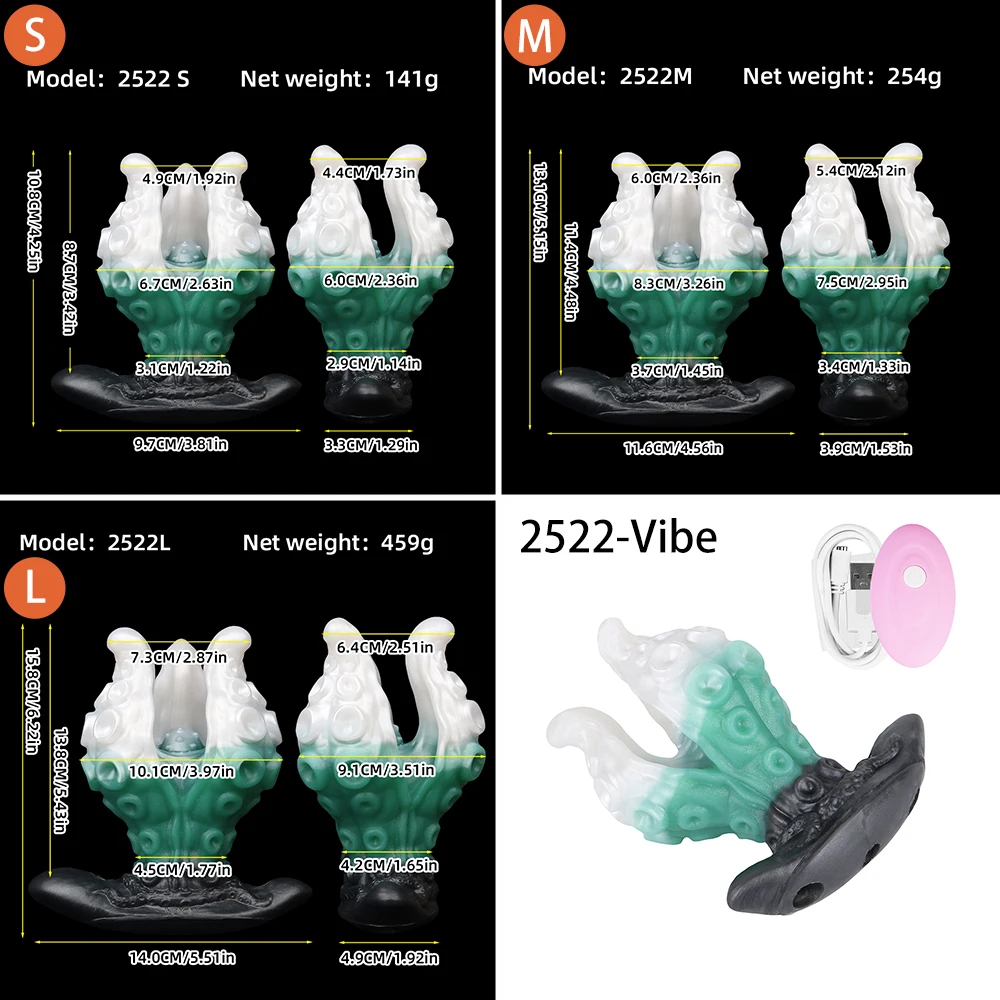Godemiché vibrant en silicone platine YOCY avec télécommande, vibromasseur, plug anal BDSM, harnais, sextoys pour adultes, Forplay Products_voghion.com