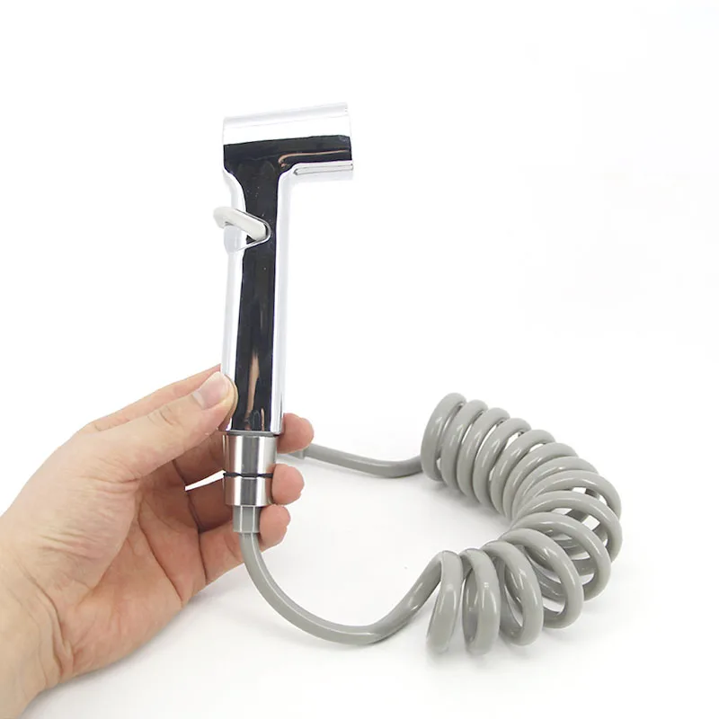 Description Picture 3 of itemAdjustable silver Toilet Bidet Sprayer Hand Faucet Shower wc Head Spray Bathroom Self Cleaning Handheld For Sanitary Shattaf B4