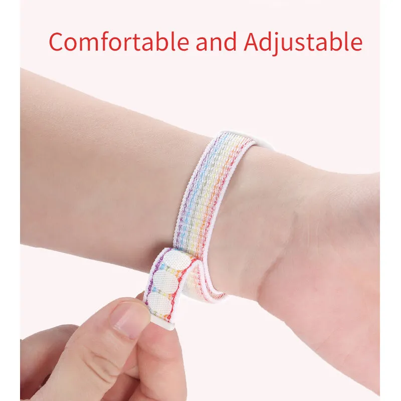 Adjustable Nylon Sport Loop Wristband - Breathable Replacement Bracelet Strap