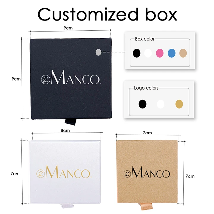 EMANCO (Customized Logo Box) 1.7CM Gift Box for Amazon Support Wholesale and Direct Shipping Contact Seller Factory Direct