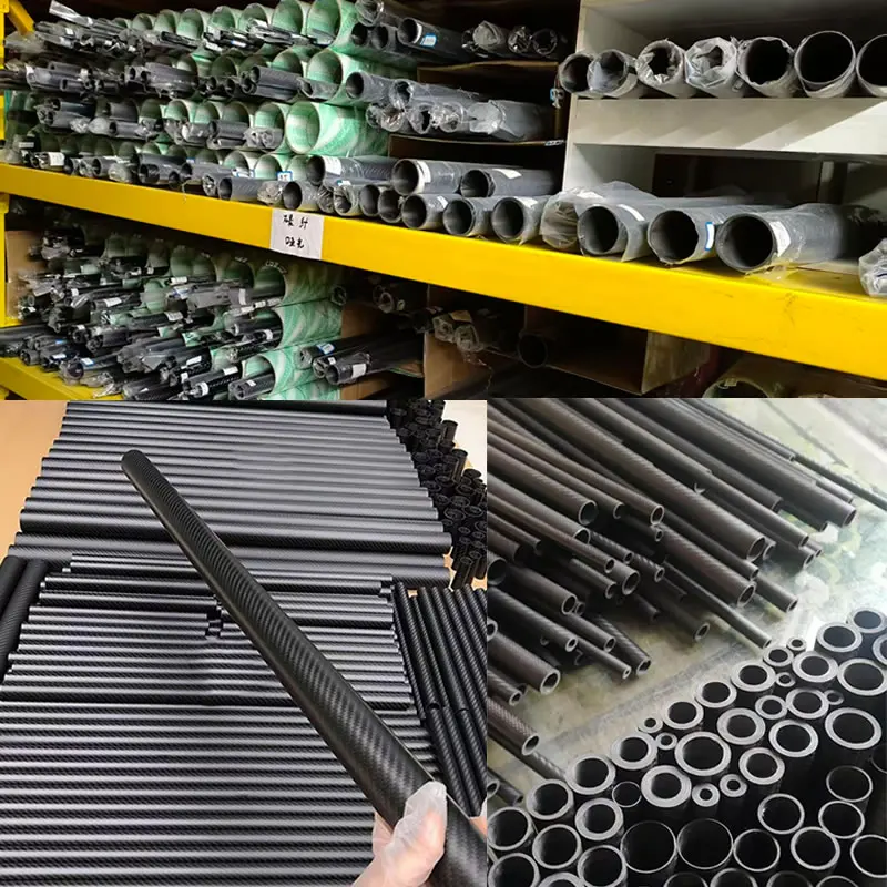 트윌 매트 3K 카본 파이버 파이프 35mm 외경 29 30 31 32 33 34mm 내경 중공 튜브 샤프트 (카메라 스탠드 및 로봇 팔용)