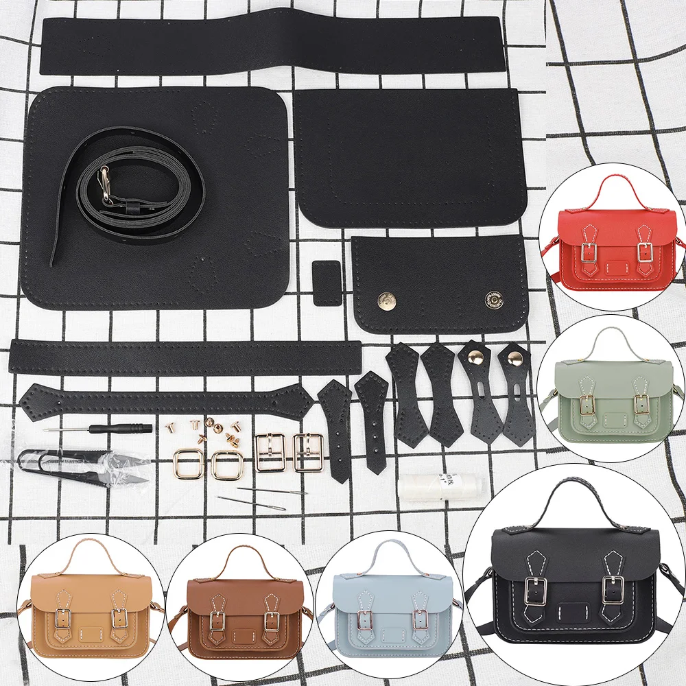 

Kzfashion DIY Shoulder Bags Cambridge Messenger Bag Women's Shoulder Bag Hand-stitched Self-made DIY Accessories for Handbags