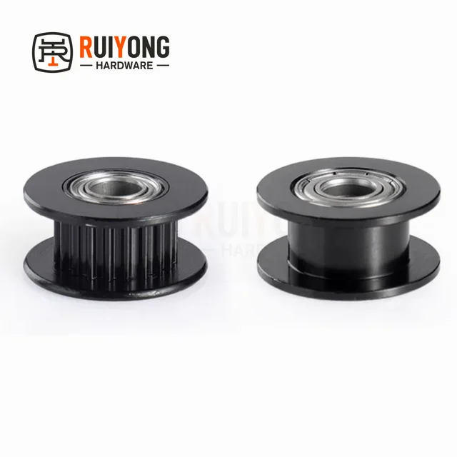 GT2 20 Puleggia Folle Per Cinghia Dentata In Alluminio Con Foro